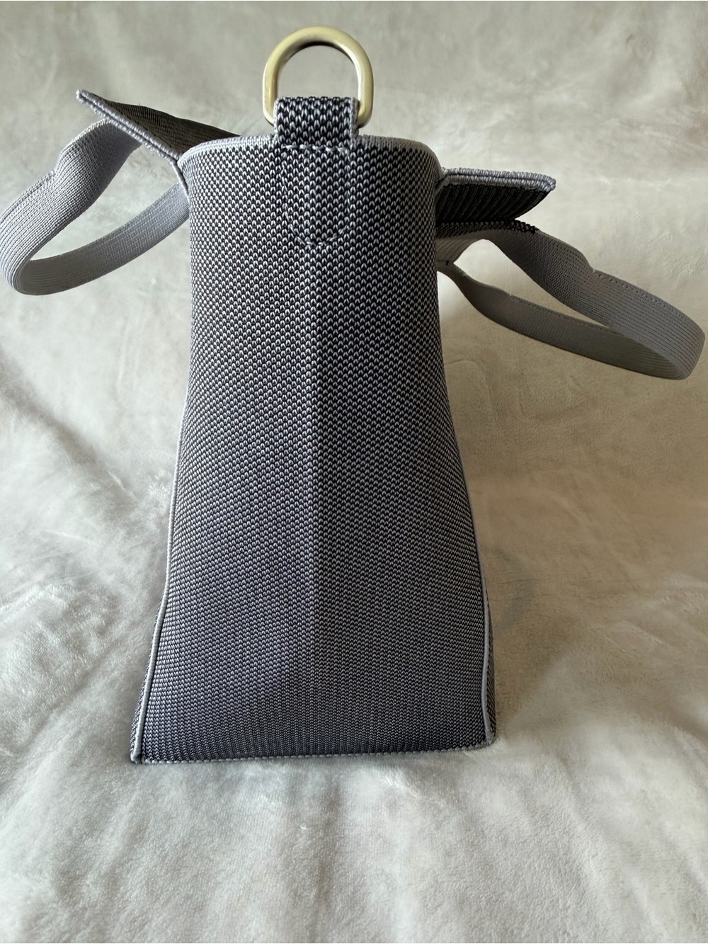 Rothy’s The Handbag ~ Charcoal Grey Crossbody Tote Shoulder Bag Washable - Picture 4 of 15